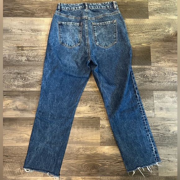 High waisted straight jeans with button fly size 29 - Picture 2 of 3